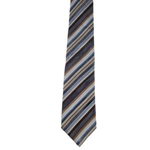 Allea Milano Striped Silk Tie